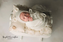 Load image into Gallery viewer, Scalloped Newborn Cradle - &quot;The Lori Lynn&quot;