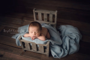 Mission Style Newborn Bed - "The Krystal Linn"