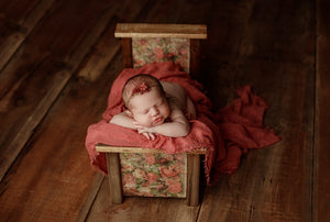 Floral Newborn Bed  - "The Floral Jordan"
