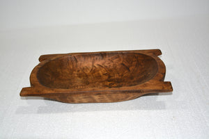 Hand Carved Trencher Dough Bowl