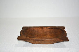 Hand Carved Trencher Dough Bowl