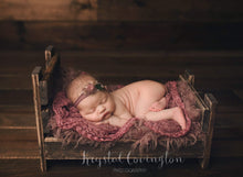 Load image into Gallery viewer, Rustic Newborn Bed - &quot;The Holly Anne&quot;