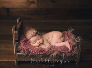 Rustic Newborn Bed - "The Holly Anne"